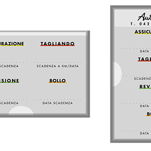 Automemo KIT 1 tasca